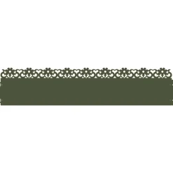 Gazonranden 10 pcs Olijf Groen 103 x 0,05 x 22 cm Staal>vidaXL Sale