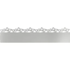 Tuinafscheidingen*vidaXL Gazonranden 10 pcs Zilver 103 x 0,05 x 22 cm Gegalvaniseerd staal