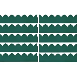 Tuinafscheidingen*vidaXL Gazonranden 10 st 65x15 cm PP groen