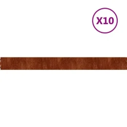 Gazonranden 10 stuks 10x103 cm flexibel>vidaXL Discount