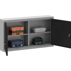 Gereedschapskast met plank en Grijs 50 x 20 x 55 cm><noscript><img width=