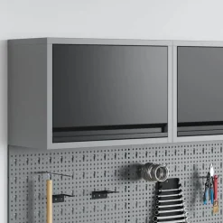 Bouwbeslag*vidaXL Gereedschapskast met opslag en Grijs 50 x 25 x 35 cm Zwart