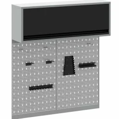Gereedschapskast set met plank 3 pcs Gepoedercoat staal>vidaXL Outlet