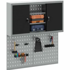 Gereedschapskast set met plank 3 pcs Gepoedercoat staal><noscript><img width=