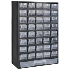 Gereedschapsorganizer met 41 lades kunststof 2 st>vidaXL New