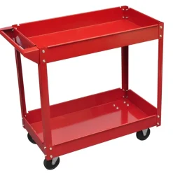 Gereedschapstrolley 100 kg rood>vidaXL New