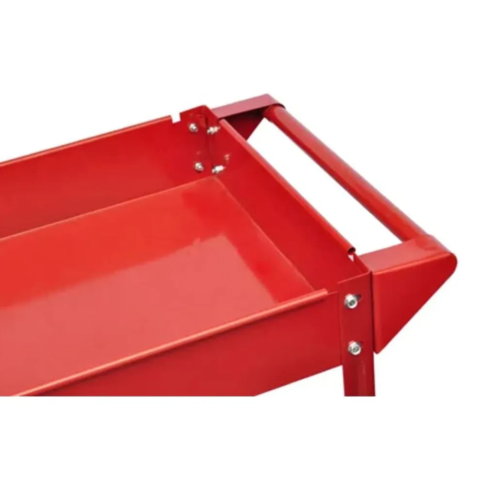 Gereedschapstrolley 100 kg rood>vidaXL New