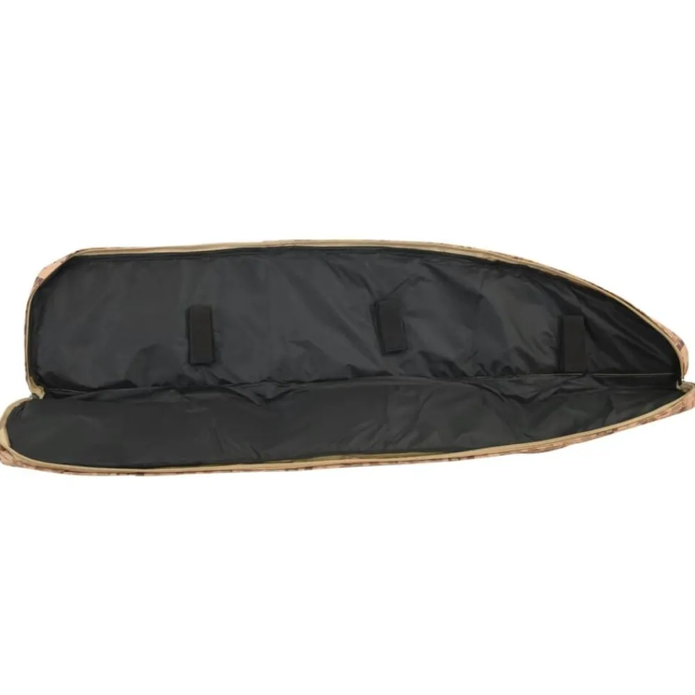 Volwassenen*vidaXL Geweertas met schouderband 120 cm oxford stof Bruin