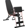 Fitness*vidaXL Gewichtbank Zwart 131 x 41 x 100 cm Gepoedercoat staal