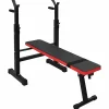 Gewichtbank Zwart 126.5 x 67 x 111 cm Gepoedercoat staal>vidaXL Best
