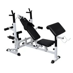 Fitness*vidaXL Gewichtenbank