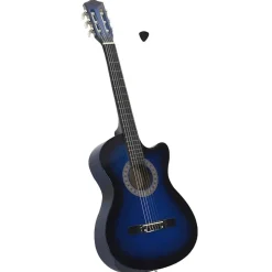 Gitaar cutaway met 6 snaren western klassiek 38" getint>vidaXL