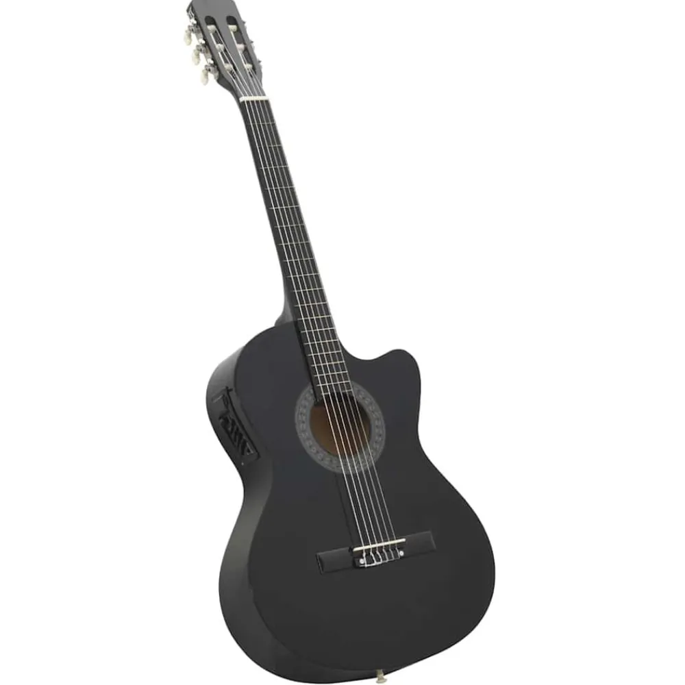 Gitaar cutaway met equalizer 6 snaren western klassiek>vidaXL Outlet