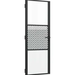 Glazen deur Fretwerk 76 x 3.5 x 201.5 cm Aluminium>vidaXL Sale