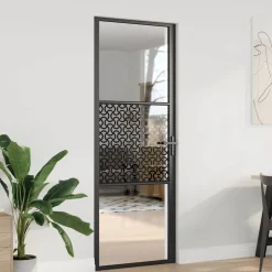 Glazen deur Fretwerk 76 x 3.5 x 201.5 cm Aluminium>vidaXL Sale