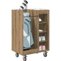 Golfkast met wiel Effen Artisan Eiken 65 x 45 x 98 cm><noscript><img width=
