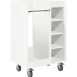 Buitensport*vidaXL Golfkast met wiel Effen 65 x 45 x 98 cm Wit