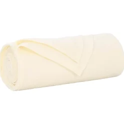 Linnengoed*vidaXL Gooi Deken Crème 170 x 130 cm Fleece Crème