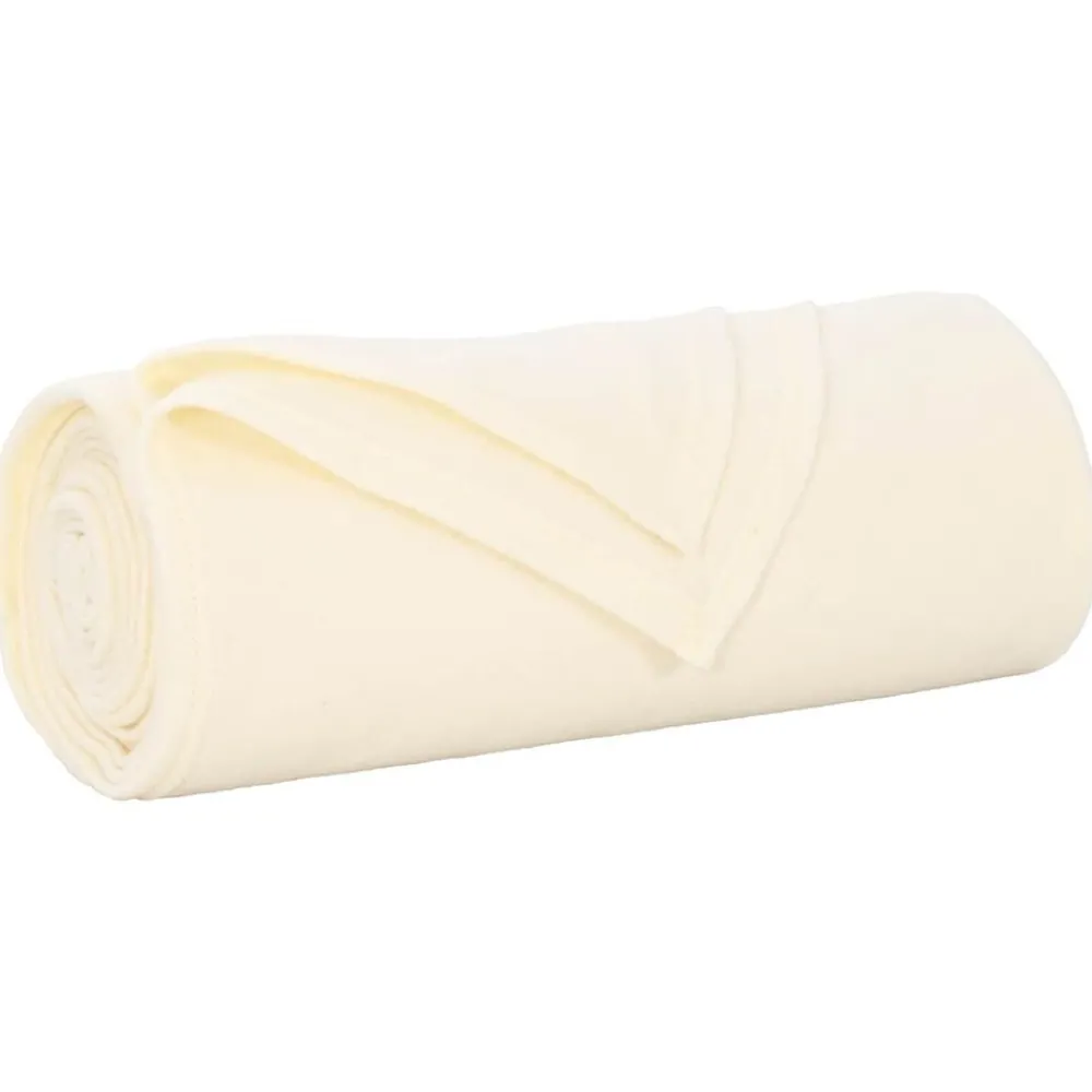 Linnengoed*vidaXL Gooi Deken Crème 170 x 130 cm Fleece Crème