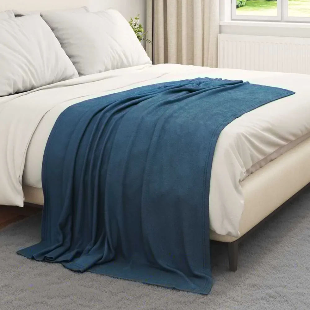Gooi Deken 170 x 130 cm Fleece>vidaXL