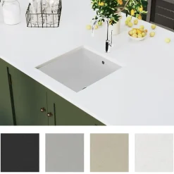 Gootsteen enkele bak graniet><noscript><img width=
