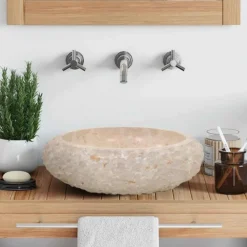 Gootsteen 40x12 cm marmer crème><noscript><img width=