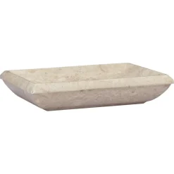 Sanitair & Loodgietersbenodigdheden*vidaXL Gootsteen 50x35x10 cm marmer crèmekleurig Cr&egrave;me