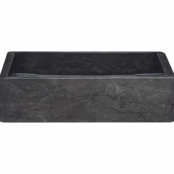Sanitair & Loodgietersbenodigdheden*vidaXL Gootsteen 40x40x10 cm marmer Zwart
