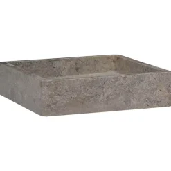 Sanitair & Loodgietersbenodigdheden*vidaXL Gootsteen 40x40x10 cm marmer Grijs