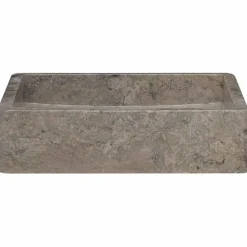 Sanitair & Loodgietersbenodigdheden*vidaXL Gootsteen 40x40x10 cm marmer Grijs