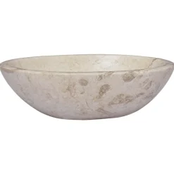 Sanitair & Loodgietersbenodigdheden*vidaXL Gootsteen 53x40x15 cm marmer crèmekleurig Cr&egrave;me