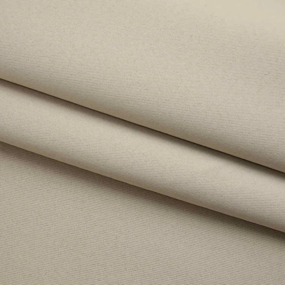 Woon- & Tuinaccessoires*vidaXL Gordijn verduisterend met haken 290x245 cm Beige