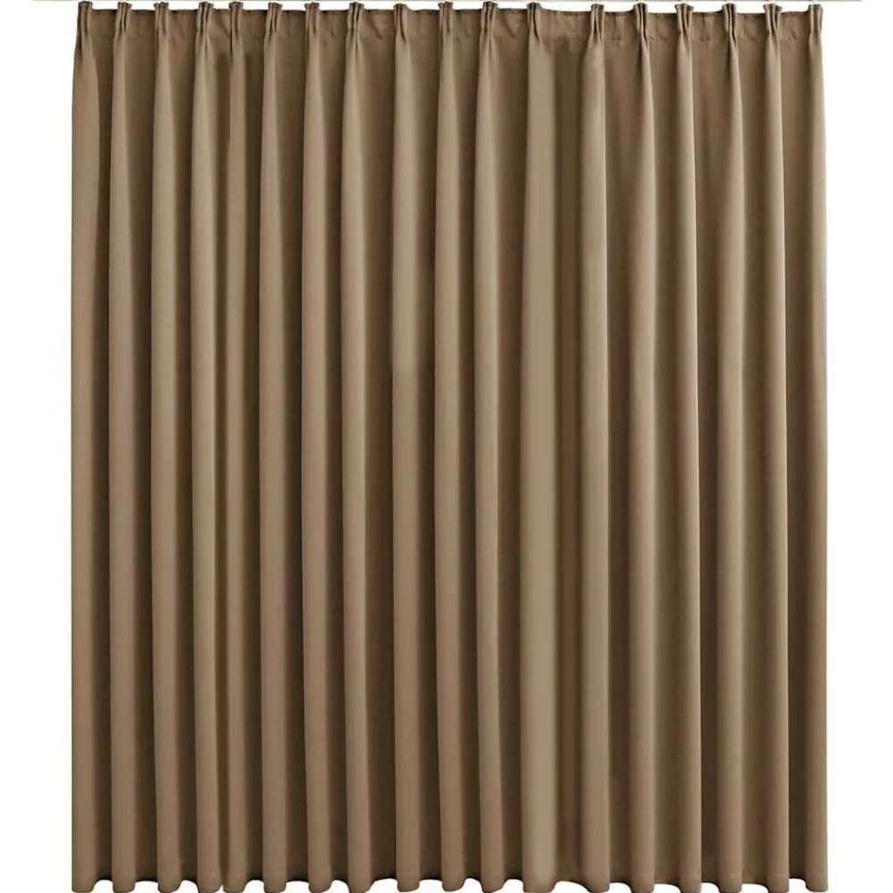 Gordijn verduisterend met haken 290x245 cm>vidaXL Online