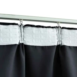 Gordijnen verduisterend met haken 2 st 140x175 cm><noscript><img width=