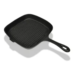 Keuken & Eetkamer*vidaXL Grillpan gietijzer 24x23 cm