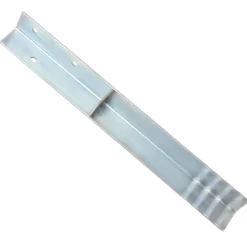 Bouwbeslag*vidaXL Grondanker L-vormig 5x5x50 cm gegalvaniseerd staal 2 st