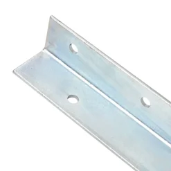 Bouwbeslag*vidaXL Grondanker L-vormig 5x5x50 cm gegalvaniseerd staal 2 st