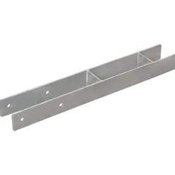 Grondankers 6 st 7x6x60 cm gegalvaniseerd staal zilverkleurig>vidaXL