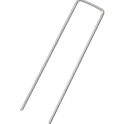Grondharingen 25 st U-vormig 15x3,5 cm gegalvaniseerd staal>vidaXL Outlet