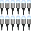 Grondlampen 12 st solar LED wit>vidaXL New