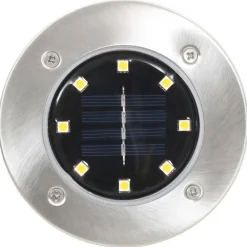 Verlichting*vidaXL Grondlampen 8 st solar LED Warmwit