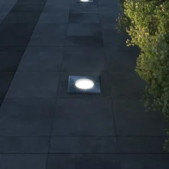 Verlichting*vidaXL Grondspots voor buiten 3 st vierkant