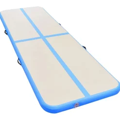 Gymnastiekmat met pomp opblaasbaar 300x100x10 cm PVC><noscript><img width=