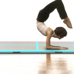 Gymnastiekmat met pomp opblaasbaar 300x100x10 cm PVC><noscript><img width=