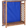 Houtkachel- & Haardaccessoires*vidaXL Haardhoutopslag 105x38x115 cm massief acaciahout