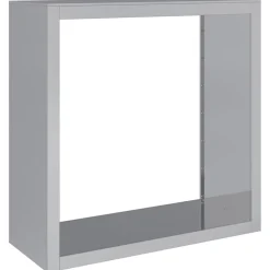 Haardhoutrek 100x40x100 cm gegalvaniseerd staal>vidaXL Discount