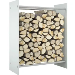 Haardhoutrek 80x35x100 cm gehard glas>vidaXL Outlet