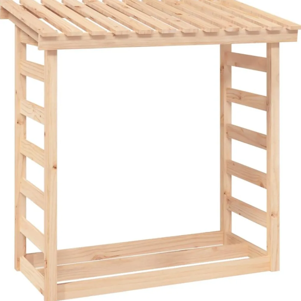 Haardhoutrek 108x64,5x110 cm massief grenenhout>vidaXL