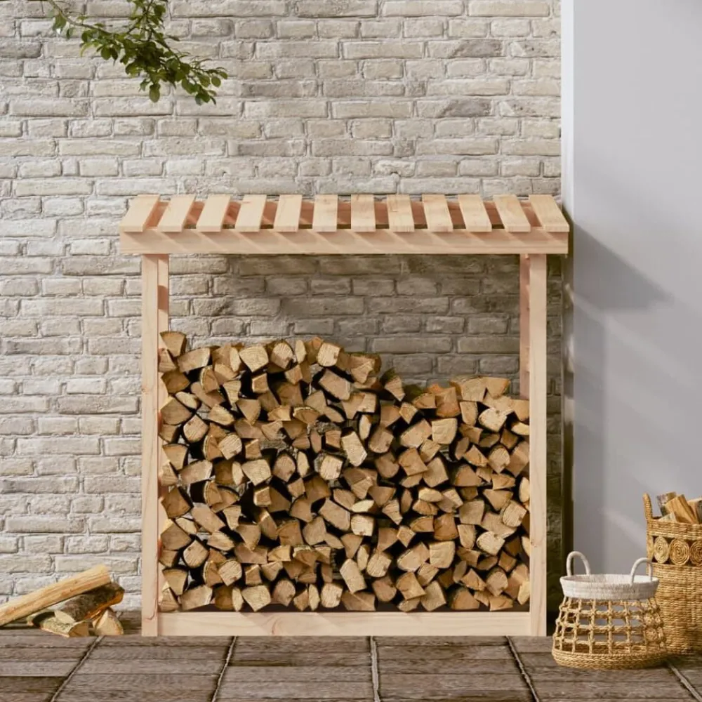 Haardhoutrek 108x64,5x110 cm massief grenenhout>vidaXL
