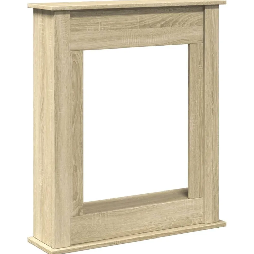 Haardombouw 75x20x87,5 cm bewerkt hout kleurig>vidaXL Sale